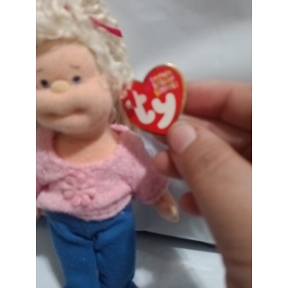 2002 Ty Teenie Beanie Boppers 8" "Sweet Sally" Soft Plush Georgia Doll - Picture 2 of 4